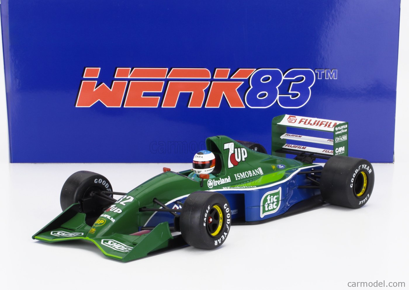 E*n様 Ｆ1 1/18 7UP ジョーダン　シューマッハ WERK83 W1802501 Scale 1/18 | JORDAN F1 191 TEAM 7up JORDAN N