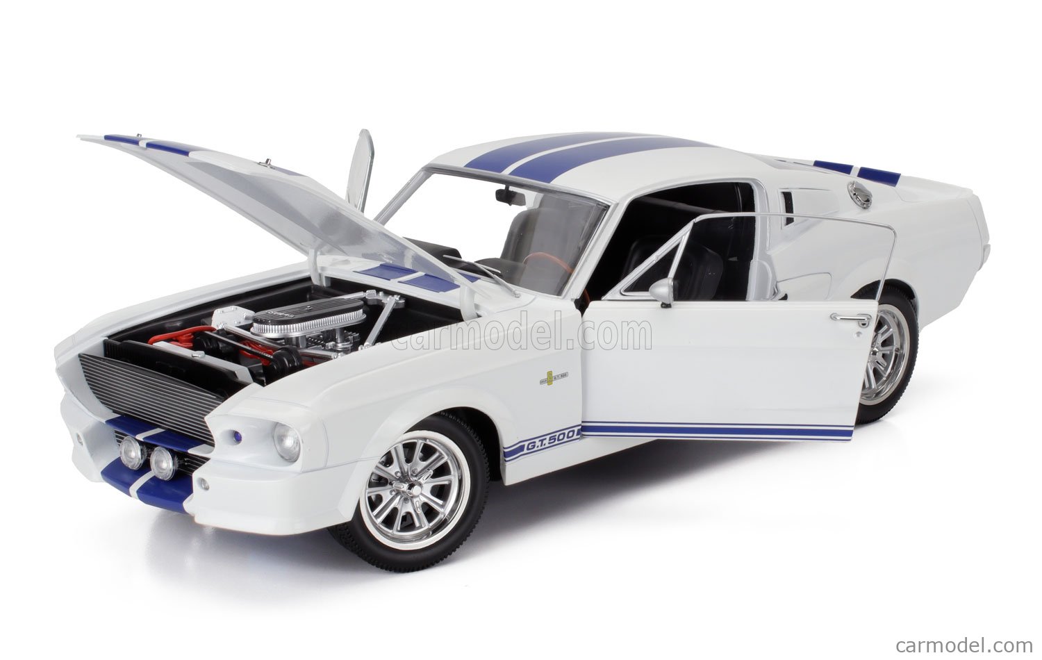 Maquette Ford Mustang Shelby GT500 1967 Blanche 1/12 - KK Scale KKDC120172