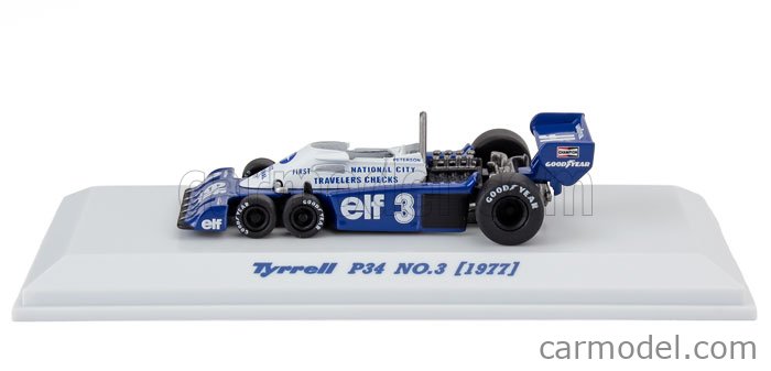ミニチャンプス 1/43 ティレル P34 #3 1977年 後期モデル・ベルギーGP
