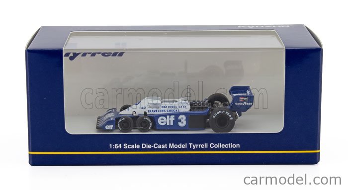 KYOSHO 07038B3 Scale 1/64 | TYRRELL F1 P34 ELF 6 WHEELER N 3