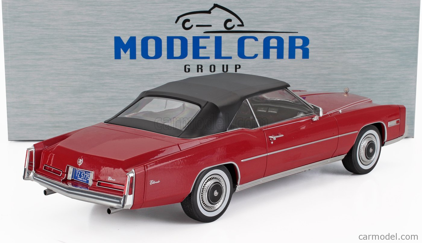 MCG MCG18471 Scale 1/18 | CADILLAC ELDORADO CABRIOLET OPEN 1976 RED