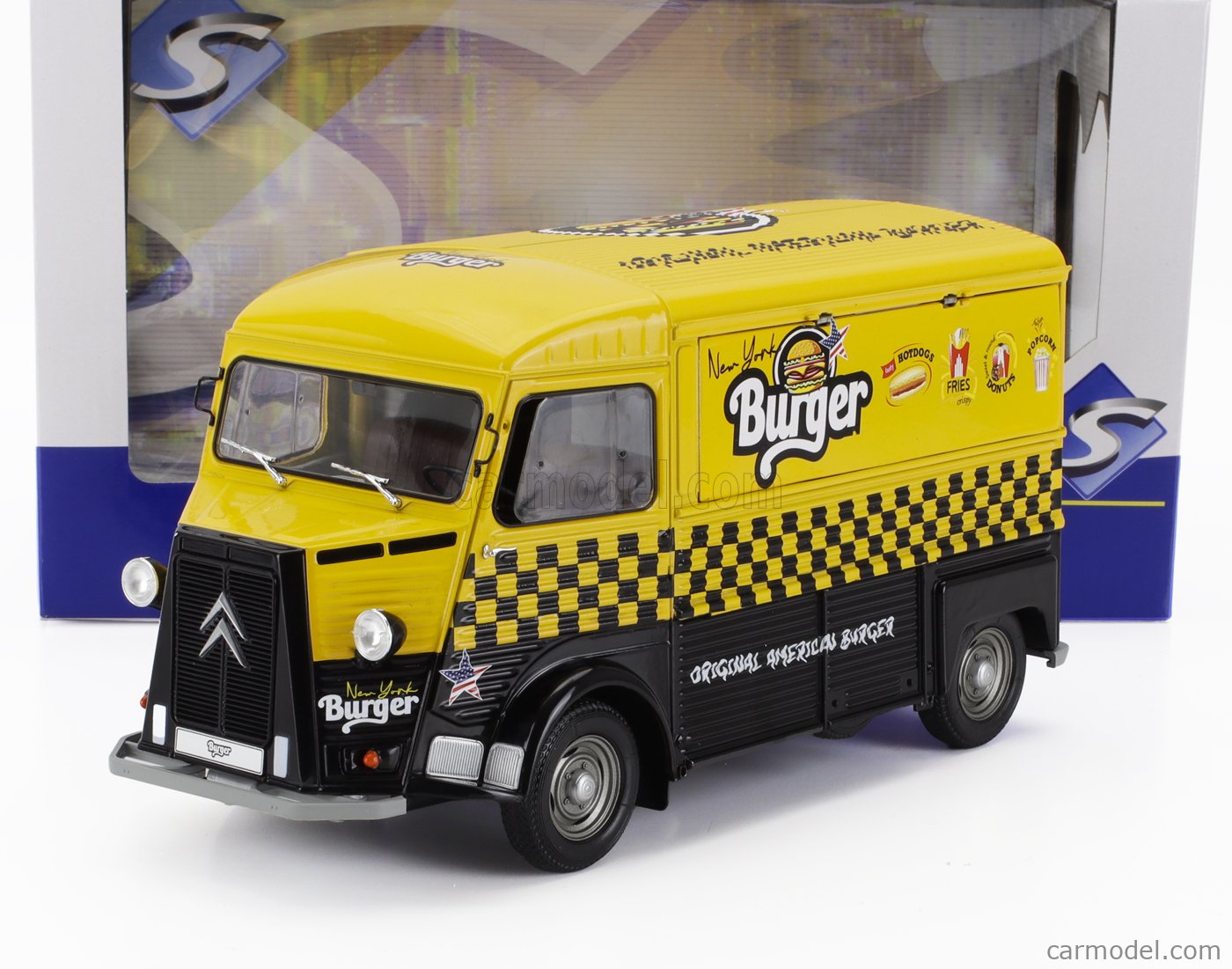 SOLIDO 1804822 Scale 1/18 | CITROEN TYPE HY NYC BURGER 1969