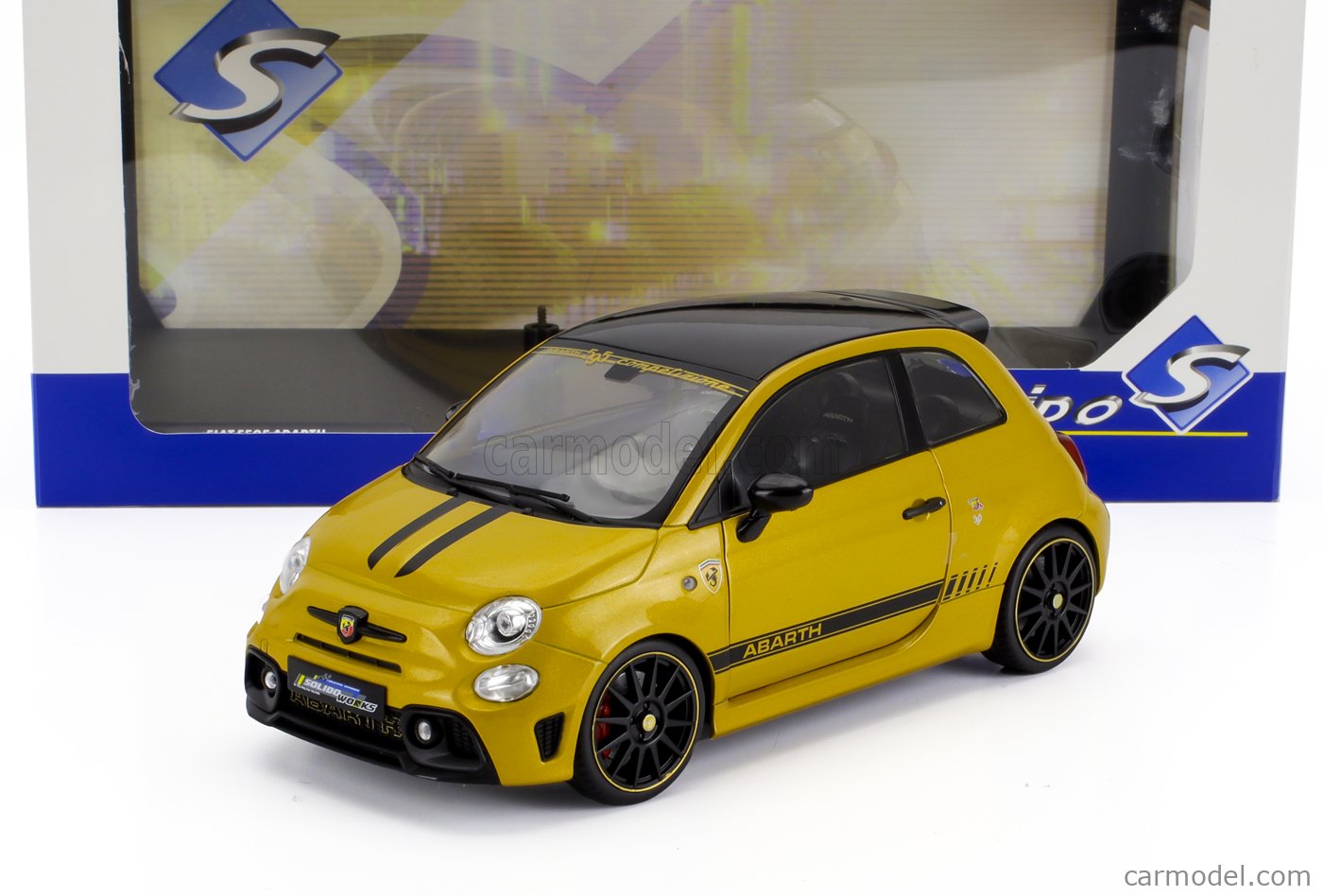 ミニカー SOLIDO 1/18 FIAT NUOVA 500 ABARTH 595 アバルト ミニカー 1/18 フィアット 500 SOLIDO FIAT NUOVA