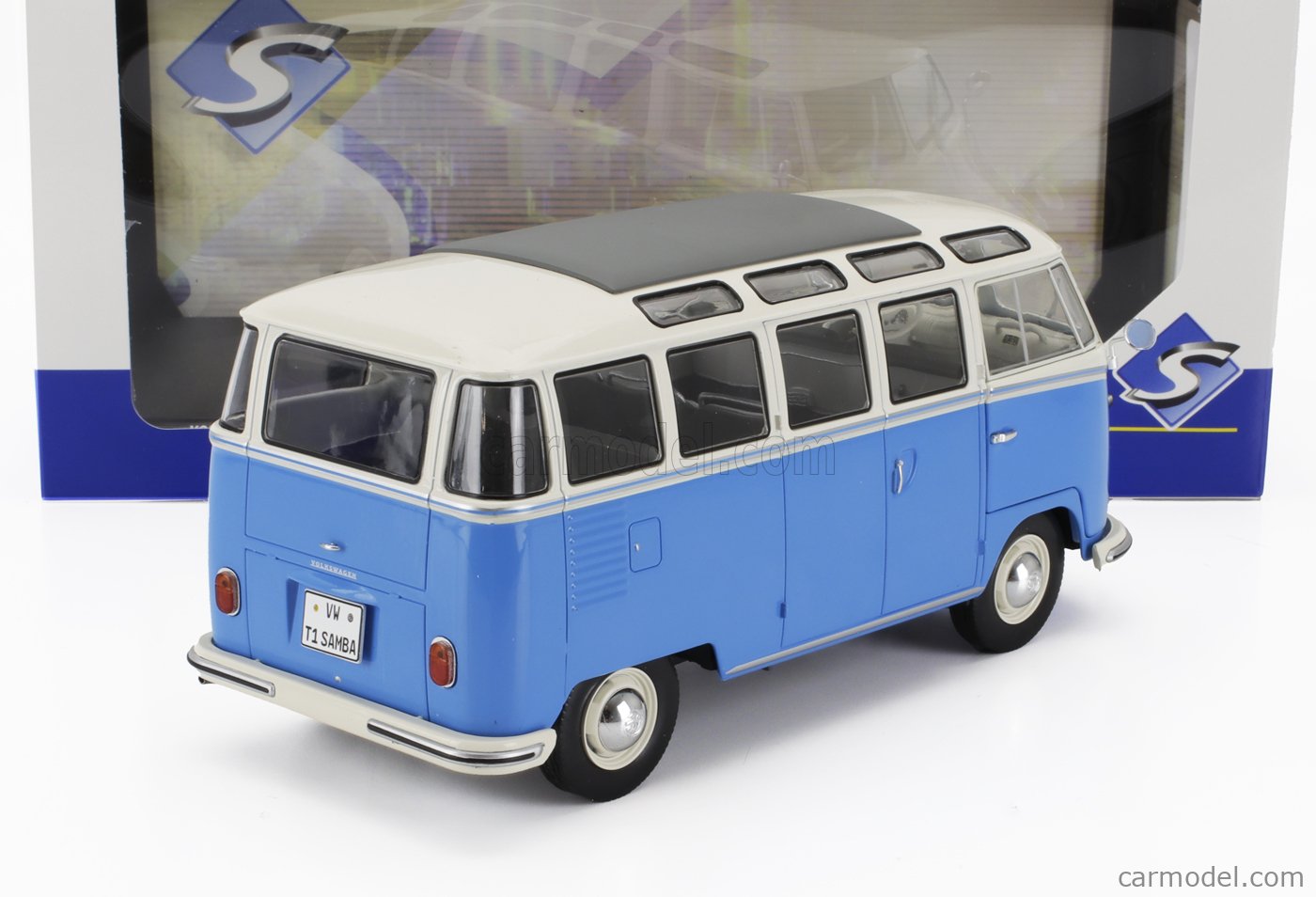 SOLIDO 1813401 Scale 1/18 | VOLKSWAGEN T1 SAMBA MINIBUS 1962 LIGHT