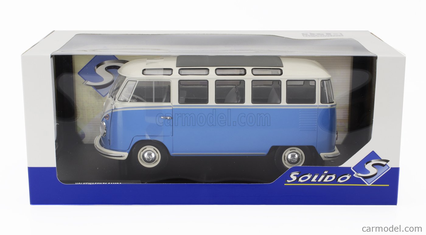 SOLIDO 1813401 Scale 1/18 | VOLKSWAGEN T1 SAMBA MINIBUS 1962