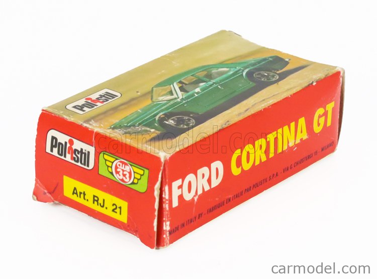 Voiture Miniature POLISTIL Ford Mirage #8 - Échelle 1/43 - Modèle Superbe En Boîte H10 - Occasion
