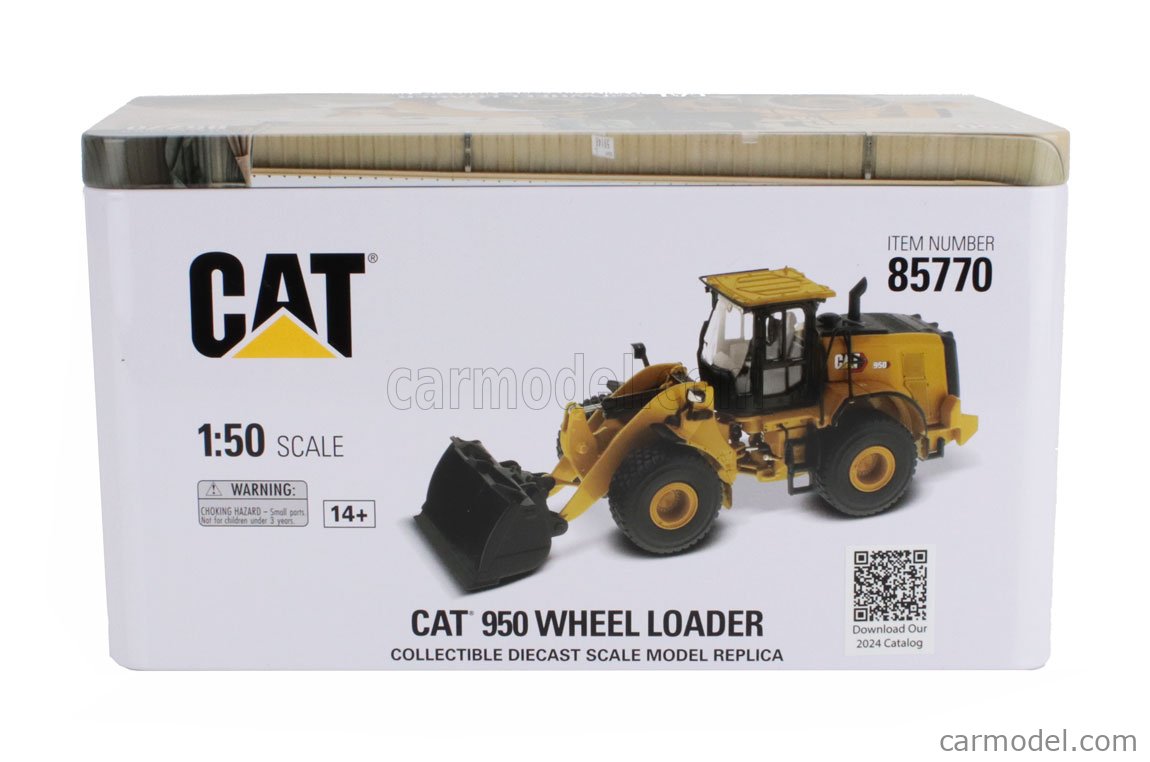 1:50 DM MODELS Caterpillar Cat950 Ruspa Scraper Tractor Wheel Loader DM85770