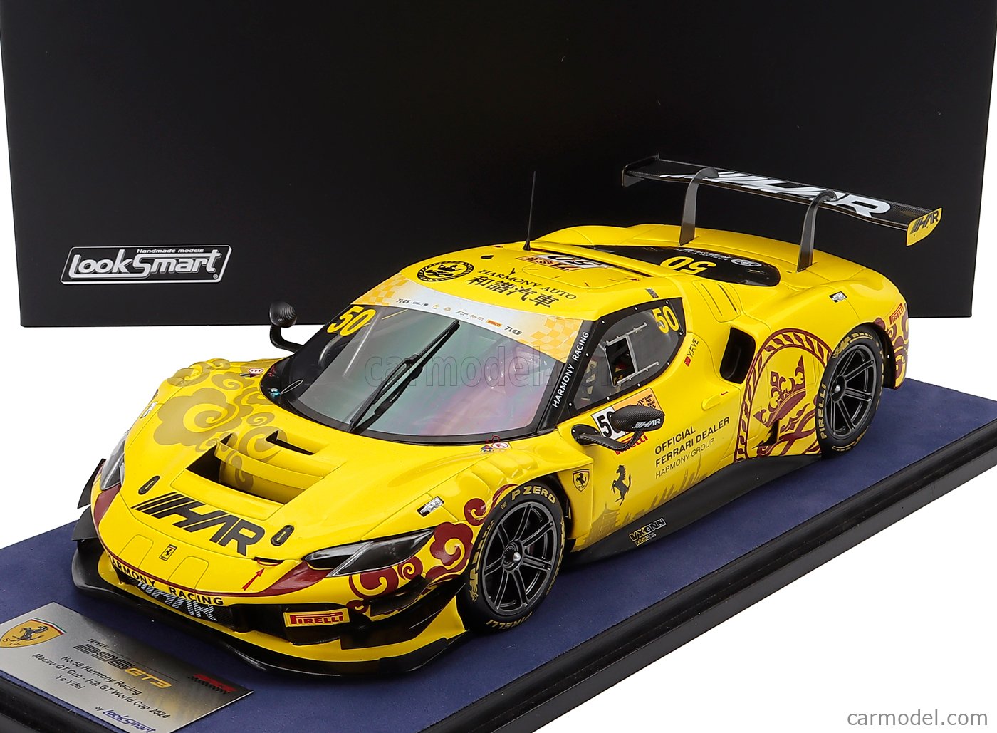 Ferrari 296 GT3 24h Le Mans 2024 GR Racing 1:43 Looksmart LSLM187