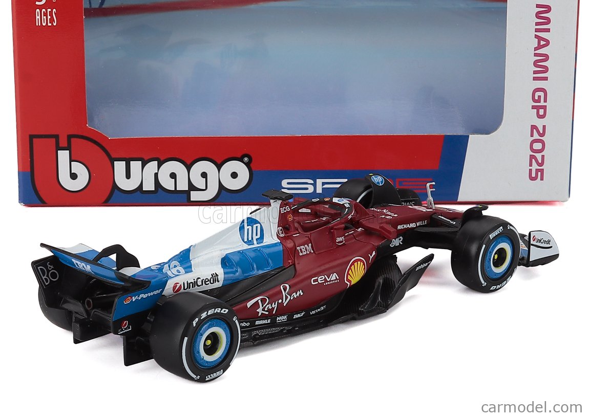 BURAGO 18-36853-L-MIAMI Scale 1/43 | FERRARI F1 SF-25 TEAM