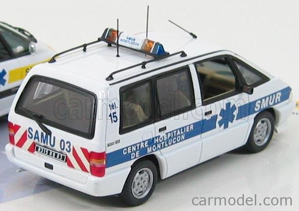 UH UNIVERSAL HOBBIES - 1/43 - RENAULT ESPACE 1 - SAMU 03 SMUR - MONTLUÇON
