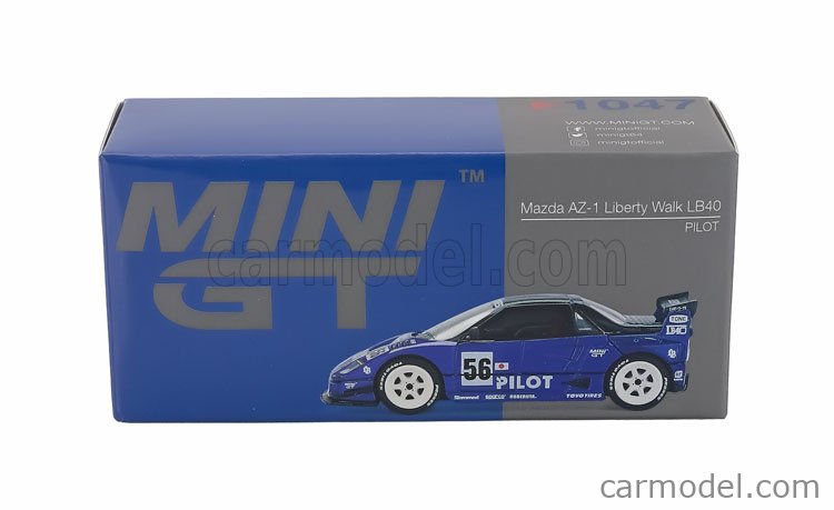 MINI-GT MGT01047-R Scale 1/64 | MAZDA AZ-1 LB40 LIBERTY WALK PILOT