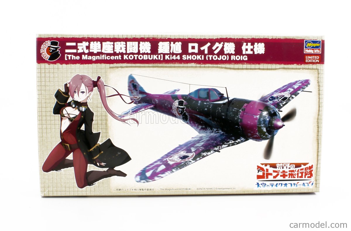 Nakajima Ki44-II TYPE 2 FIGHTER SHOKI TOJO HASEGAWA 09136 maquette char