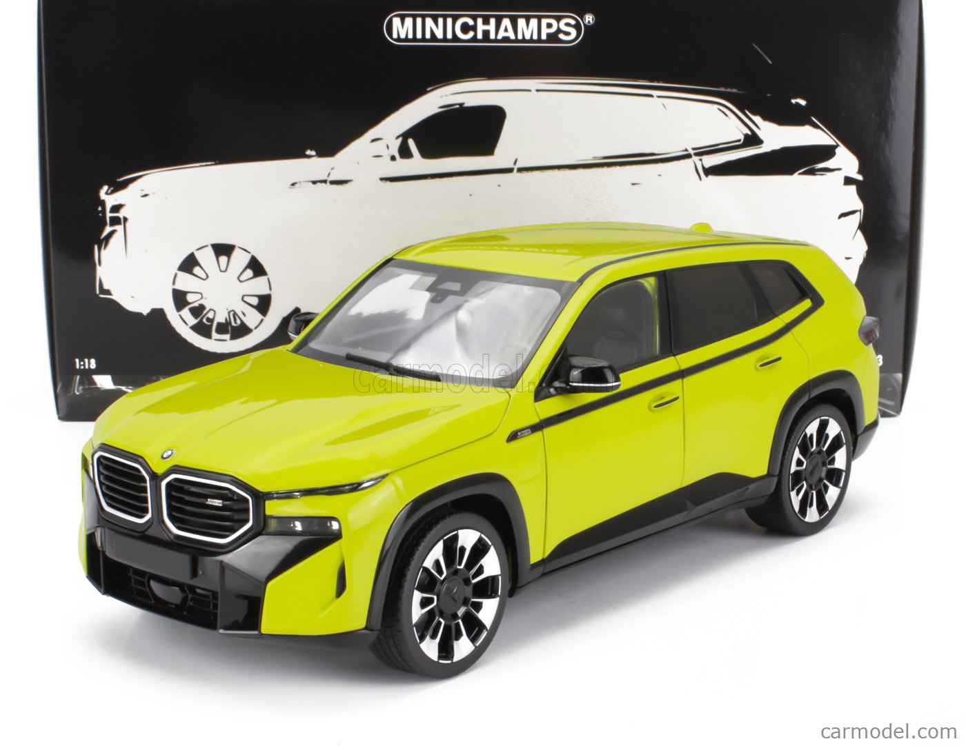 BMW XM G09 ミニカー Minichamps ミニチャンプス 1/18 1/18 Minichamps 2023 BMW XM (Green Metallic) Diecast Car