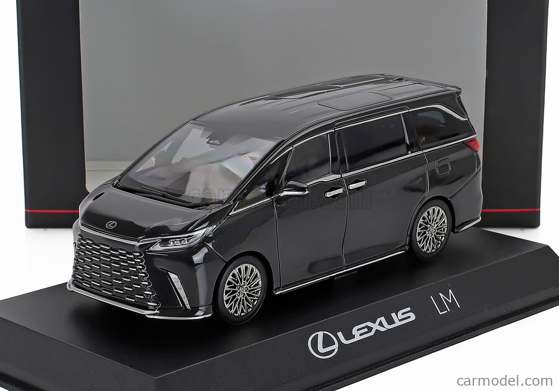 KYOSHO 03924GBK Scale 1/43 | LEXUS LM 500H MINIBUS RHD 2024 BLACK MET