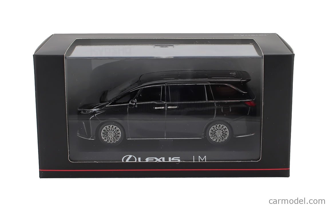 KYOSHO 03924GBK Scale 1/43 | LEXUS LM 500H MINIBUS RHD 2024 BLACK MET
