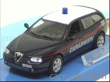 Die cast 1/43 Modellino Auto Polizia Police Alfa Romeo 156 2.4 JTD SW 2001 