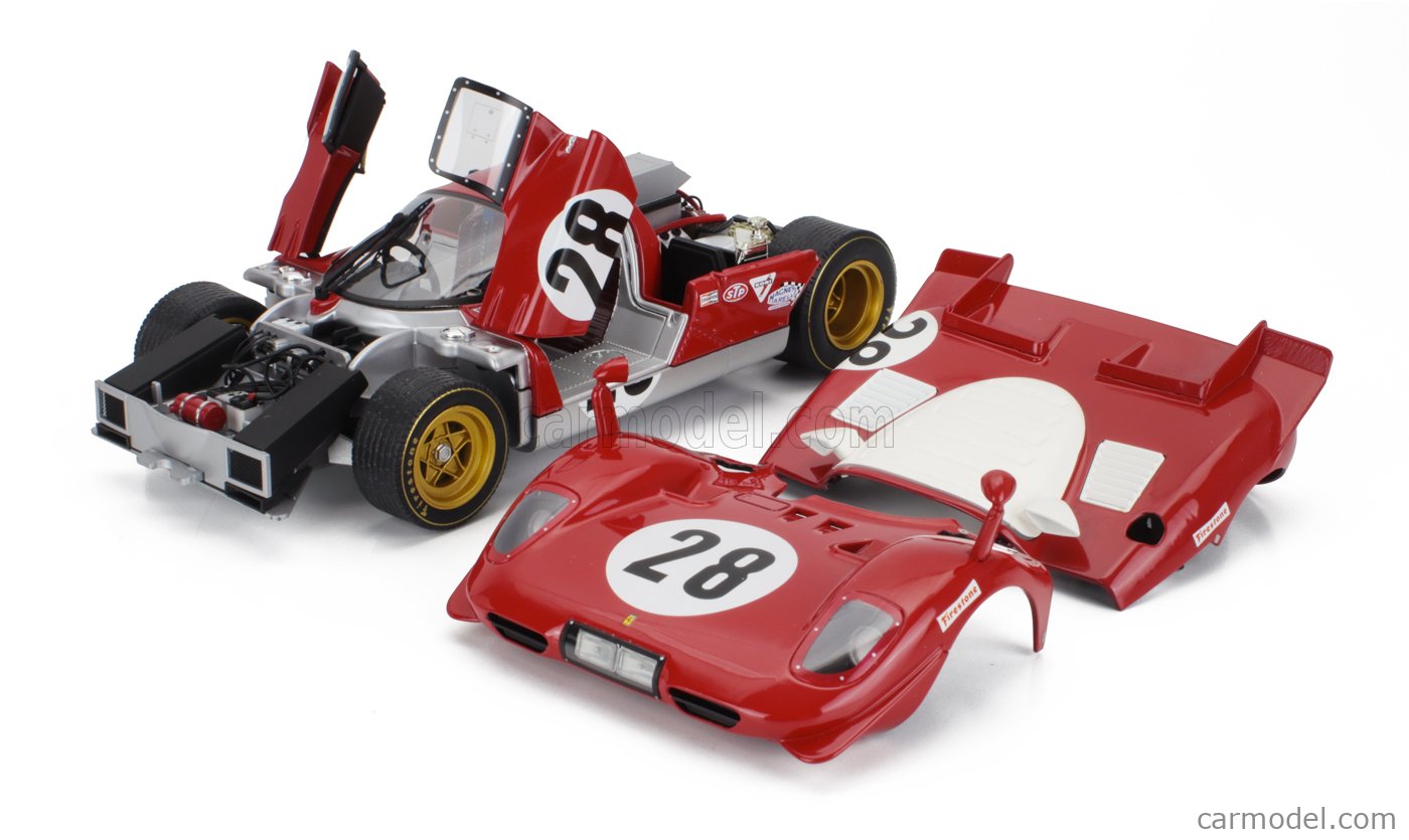 1/18 マテル エリート フェラーリ 512S CMR 1:18 Ferrari 512S Long Tail #8 24h LeMans 1970 Merzario