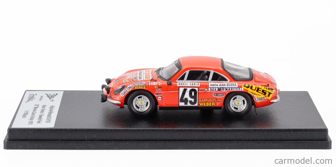 TROFEU TRFRRFR095 Scale 1/43 | RENAULT ALPINE A110 COUPE N