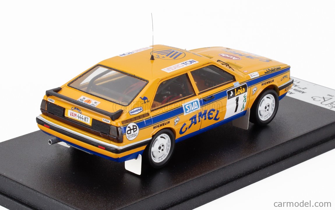 Miniature Trofeu 1/43 Audi Quattro Coupé Rallye Portugal 1988 - Lindholm Bond