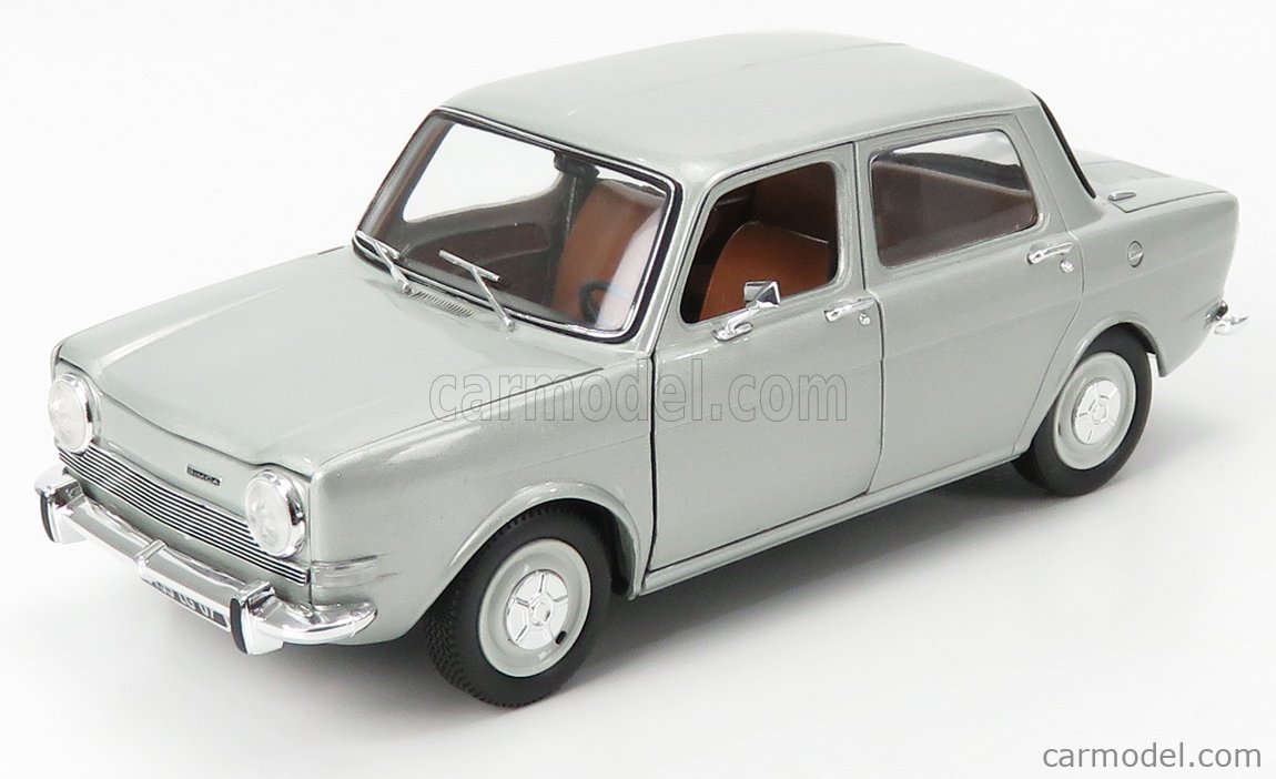 NOREV 185714 Simca 1000 LS 1974 Jaune Maya – Échelle 1/18 – Miniature Neuve