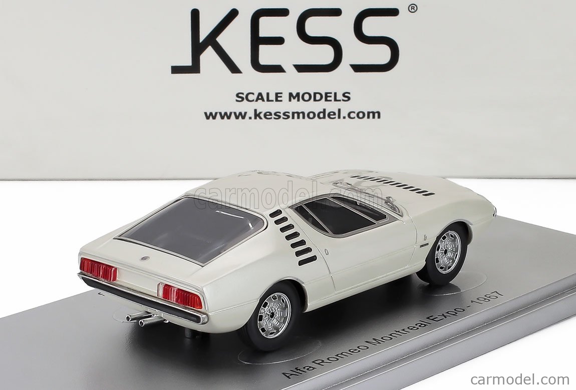KESS-MODEL KE43000381 Scale 1/43 | ALFA ROMEO MONTREAL EXPO 1967 WHITE