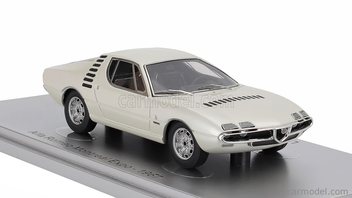 KESS-MODEL KE43000381 Scale 1/43 | ALFA ROMEO MONTREAL EXPO 1967 WHITE