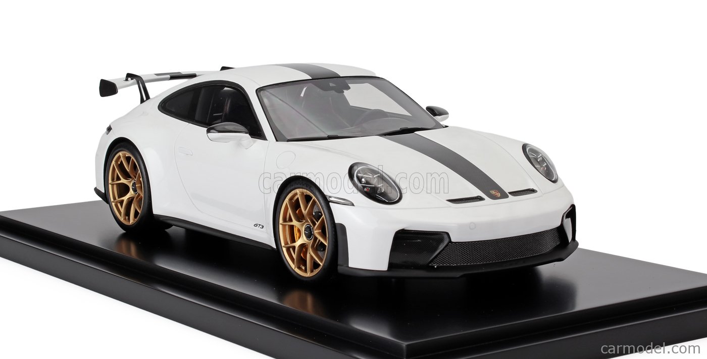Modèle Réduit 1:64 Porsche 911 992 GT3 Coupé 2024 Argenté - Marque Paragon - Neuf