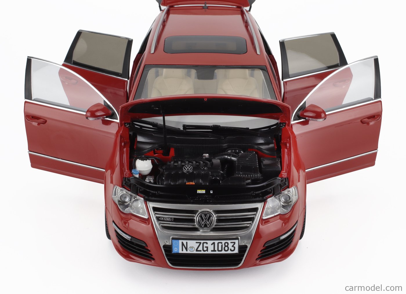 Vw R36 Red NZG 1083/10 Escala 1/18 | VOLKSWAGEN PASSAT VARIANT R36 V6 SW STATION ...