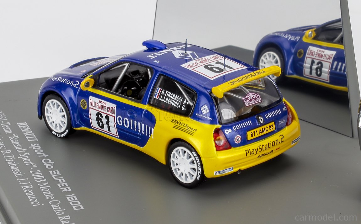 Miniature Universal Hobbies 1/43 – Renault Clio Super 1600 – Rallye Limousin 2002