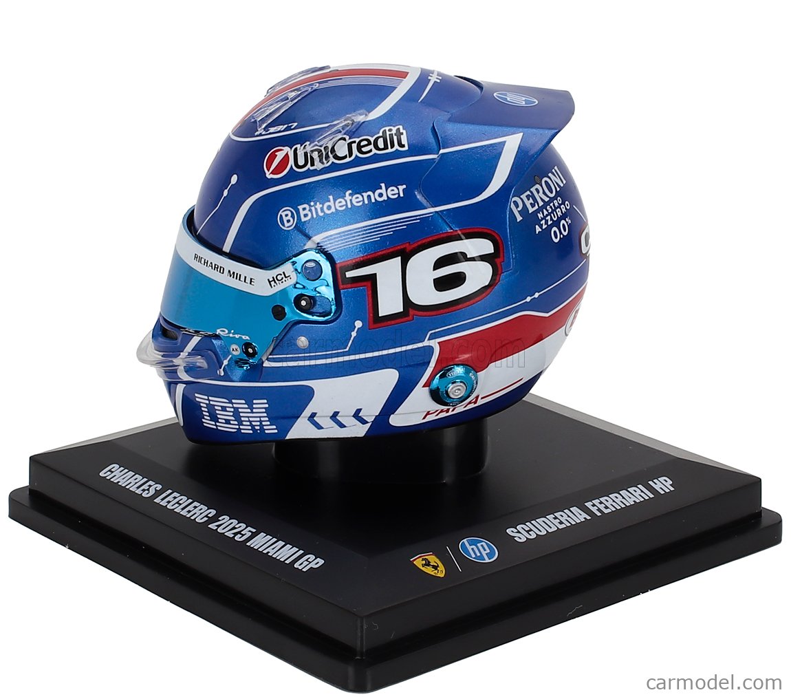 Casque 1/5 Charles Leclerc 2024 Miami GP – Look Smart, Ferrari