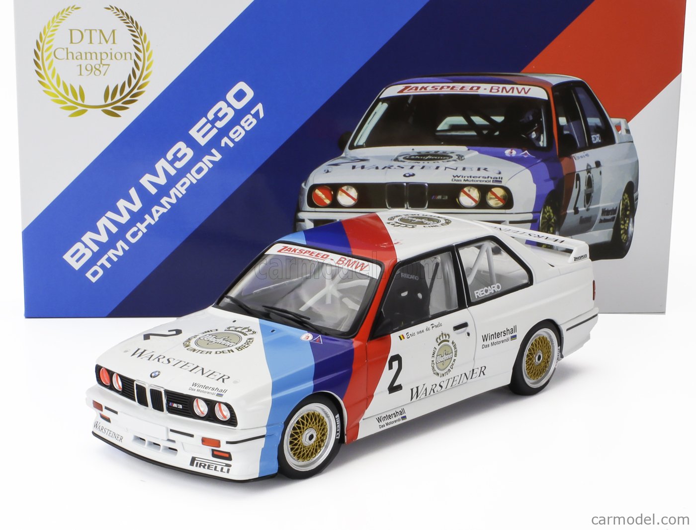 WERK83 W18038001C Scale 1/18 | BMW 3-SERIES M3 (E30) TEAM ZAKSPEED