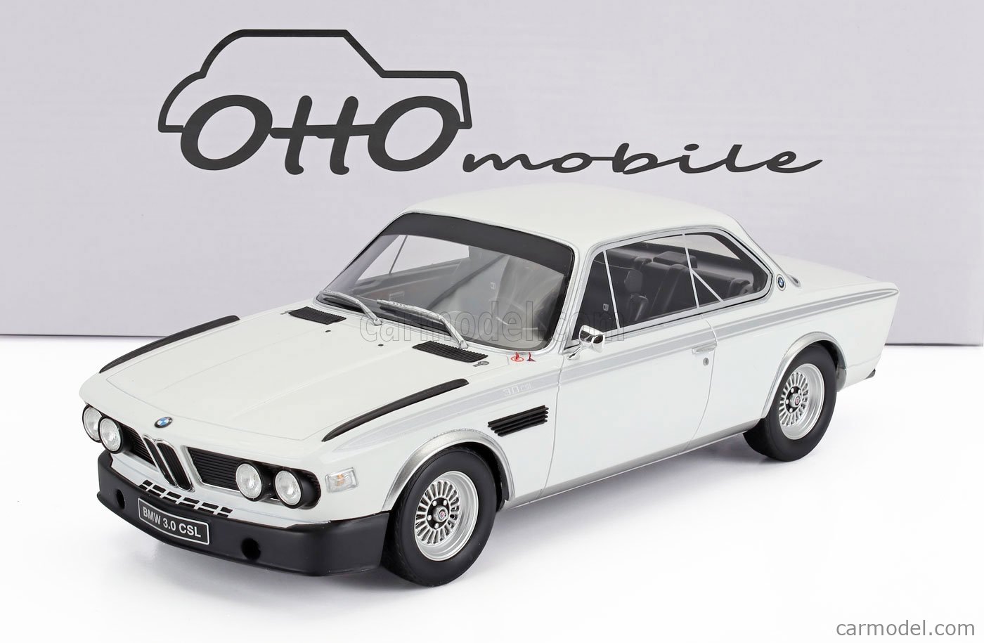 OTTO-MOBILE OT1145 Scale 1/18 | BMW 3.0 CSL COUPE 1972 WHITE