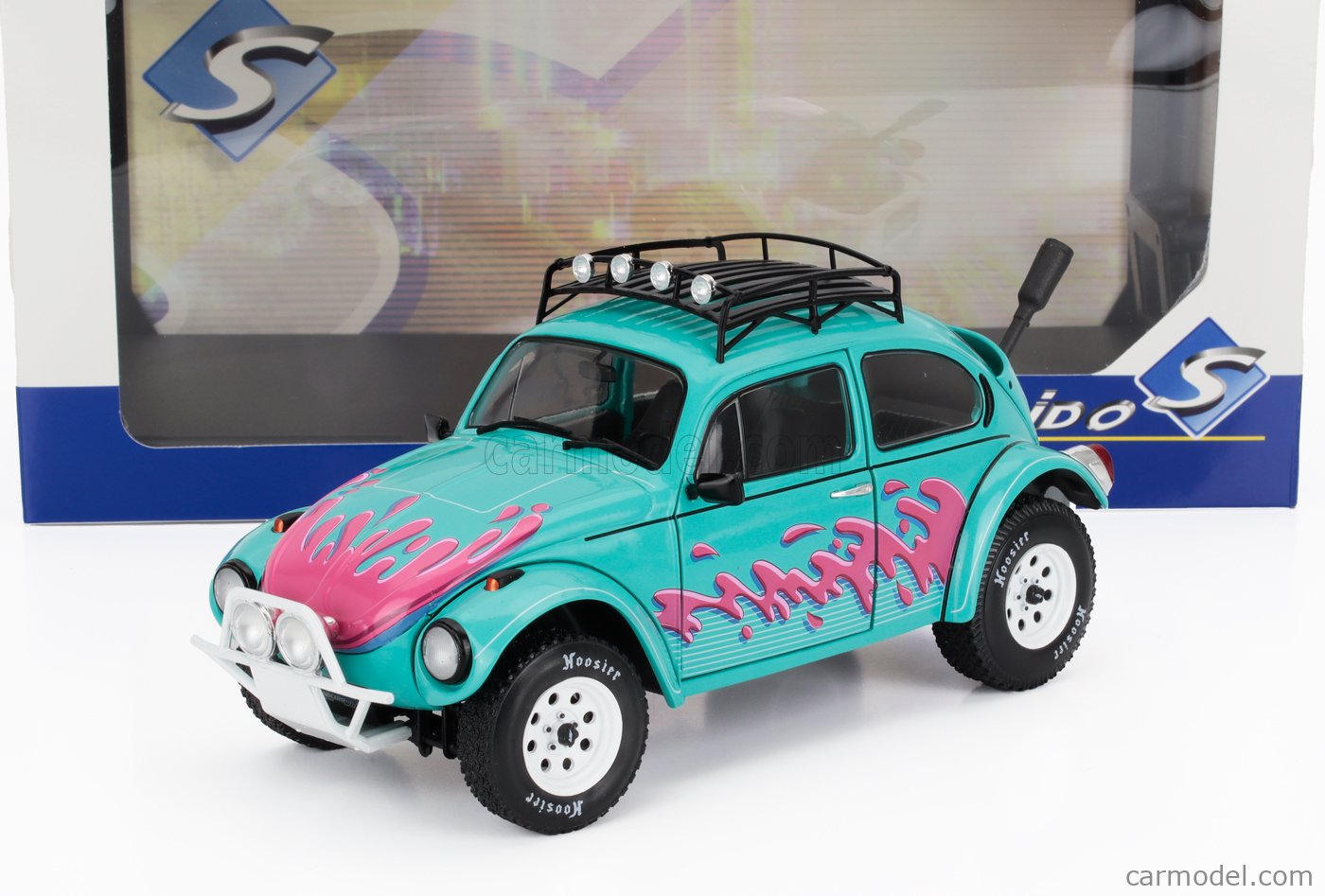 レア】ワーゲンビートル+Michelin 1/18【solido】 SOLIDO 1809604