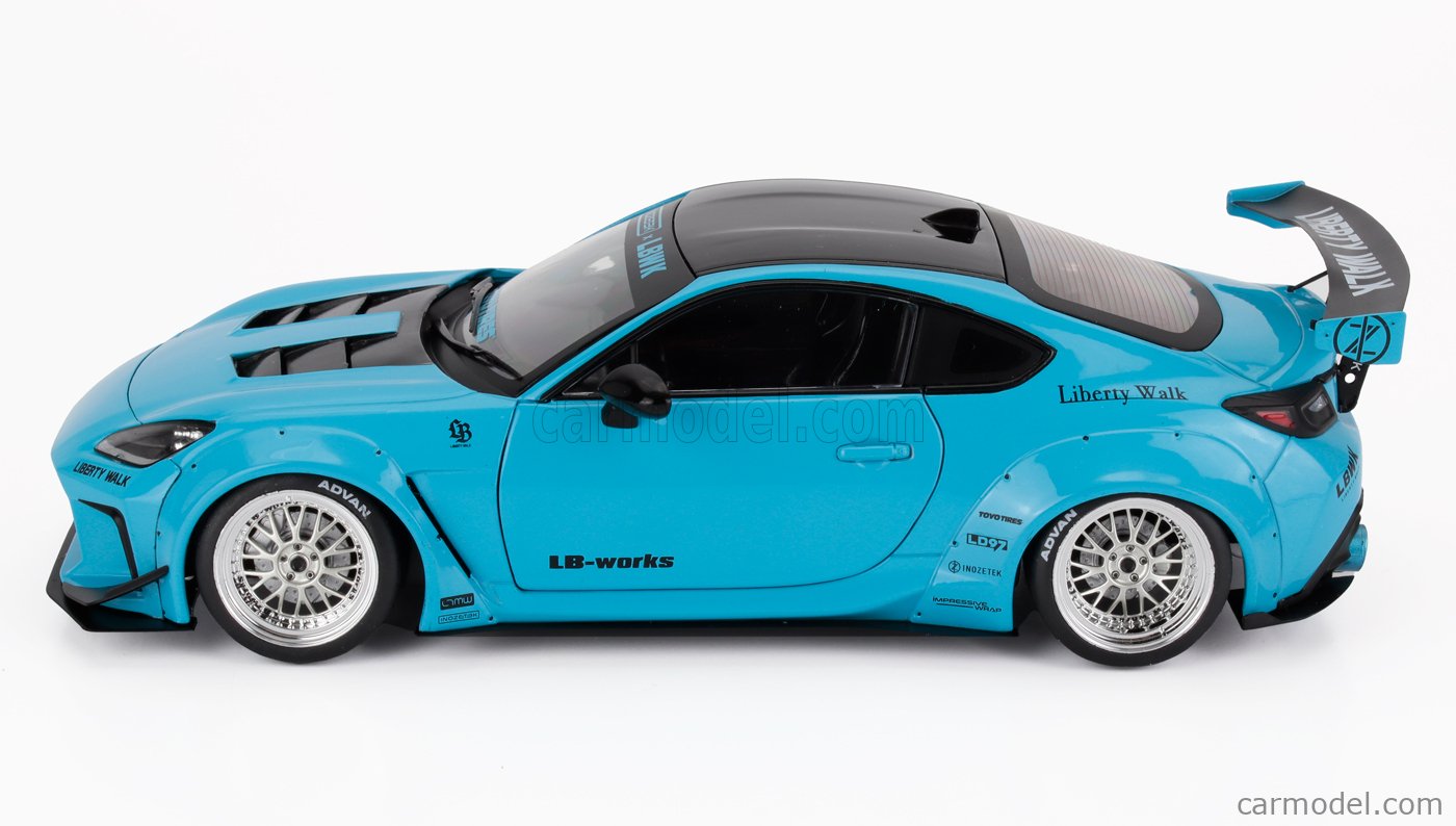 SOLIDO 1813601 Scala 1/18 | TOYOTA GR86 LBWK BODY KIT COUPE 2024 BABY BLUE