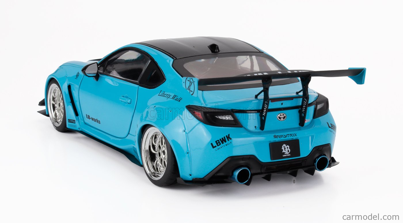 SOLIDO 1813601 Scala 1/18 | TOYOTA GR86 LBWK BODY KIT COUPE 2024 BABY BLUE