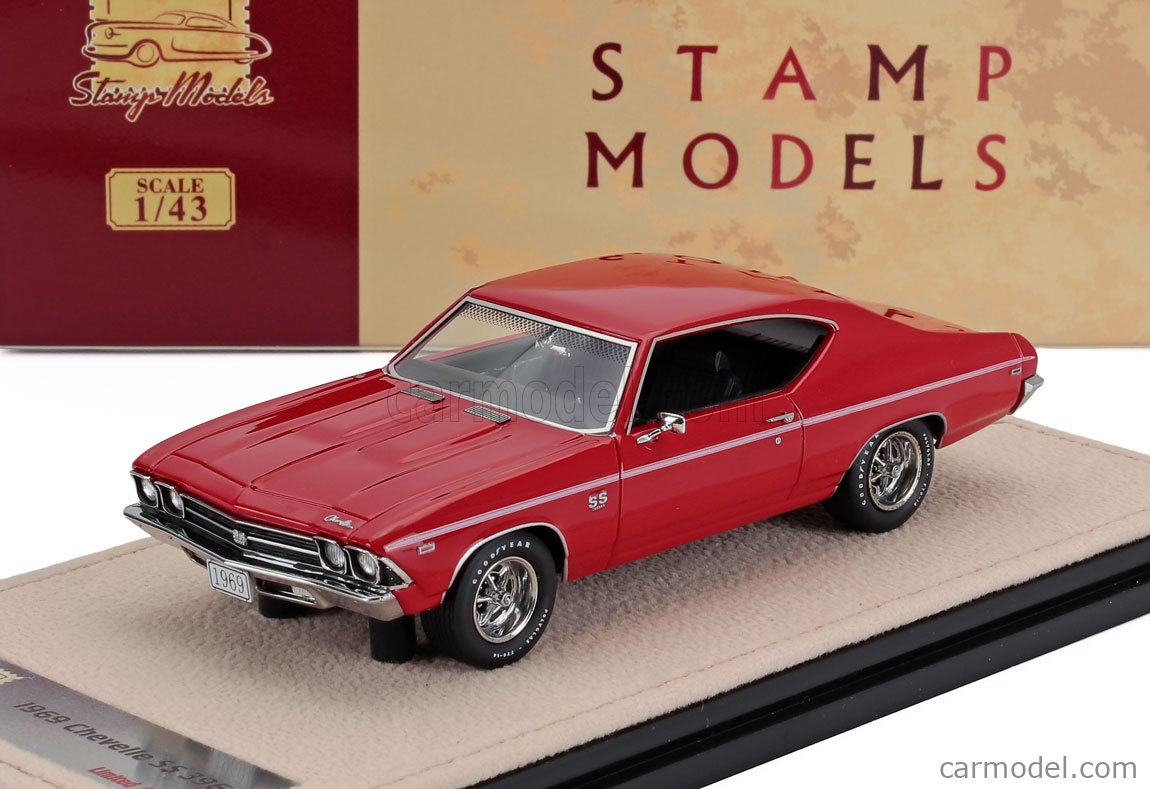 S396 Premium X 1:43 Chevrolet Camaro SS 1969 Red PRD550 Limited Edition Collection レッドPRD 550限定版コレクション Diecast model cars Chevrolet Chevelle 1⁄43 Stamp Models SS 396 rot