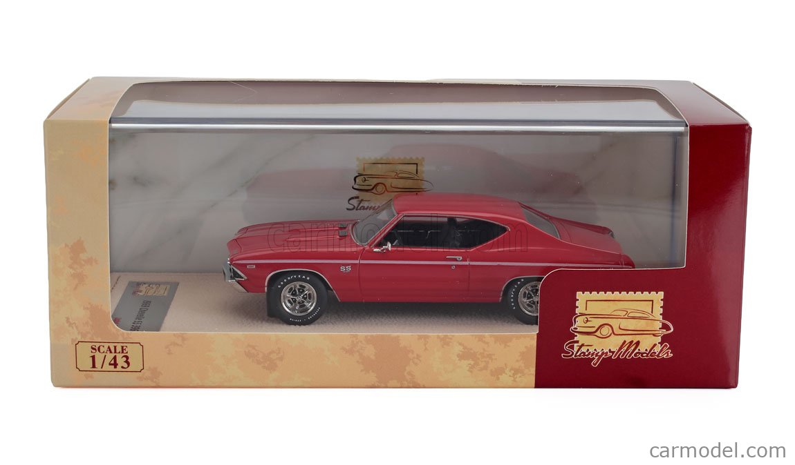 S396 Premium X 1:43 Chevrolet Camaro SS 1969 Red PRD550 Limited Edition Collection レッドPRD 550限定版コレクション Diecast model cars Chevrolet Chevelle 1⁄43 Stamp Models SS 396 rot