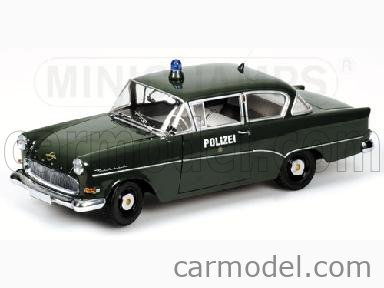 MINICHAMPS 043290 Scale 1/18 | OPEL REKORD P1 1958 POLIZEI GREEN