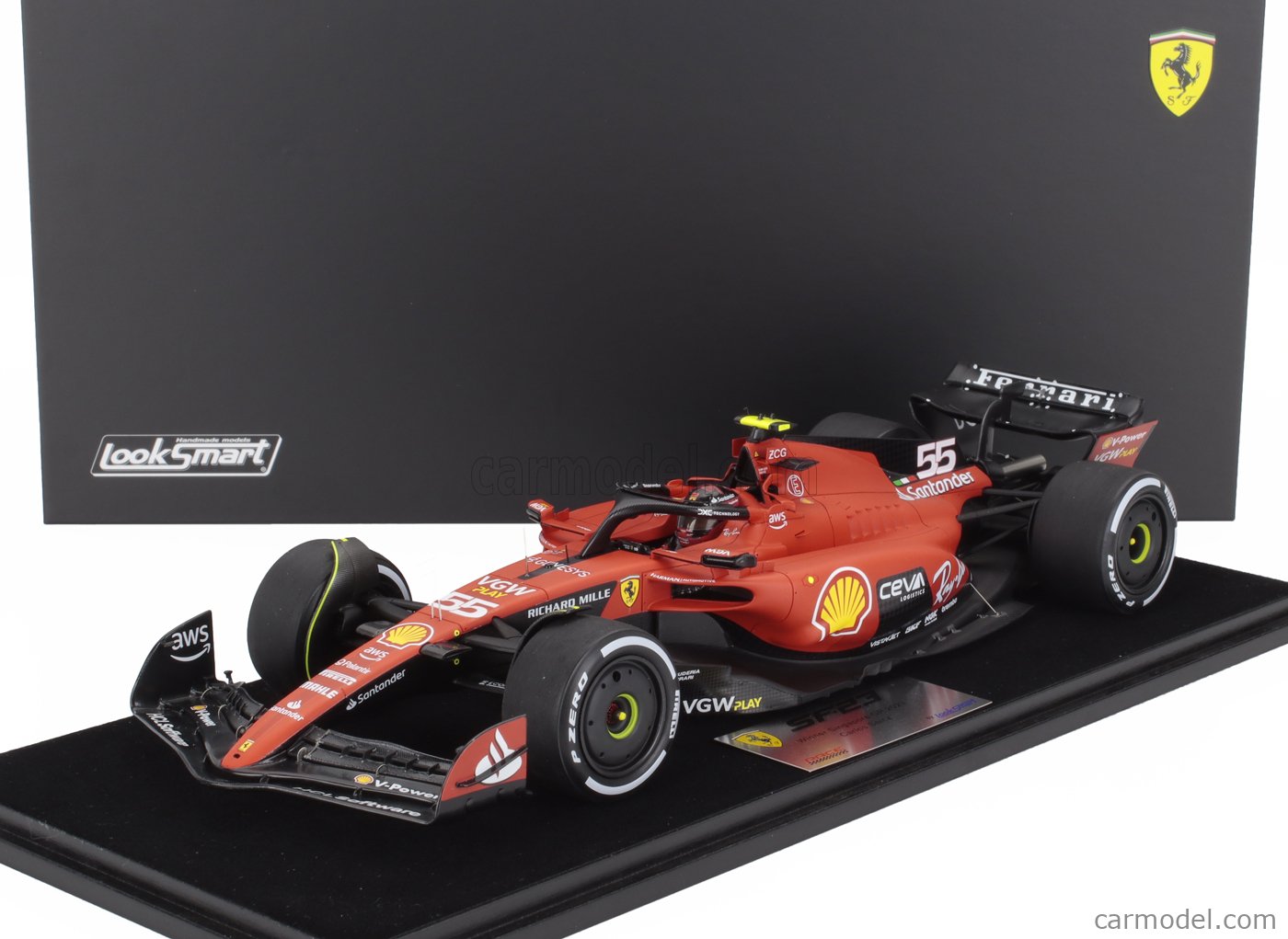 1/18 Ferrari SF-23 Singapore GP サインツ Model car Ferrari SF-23 Sainz 2023 Singapore, BBR