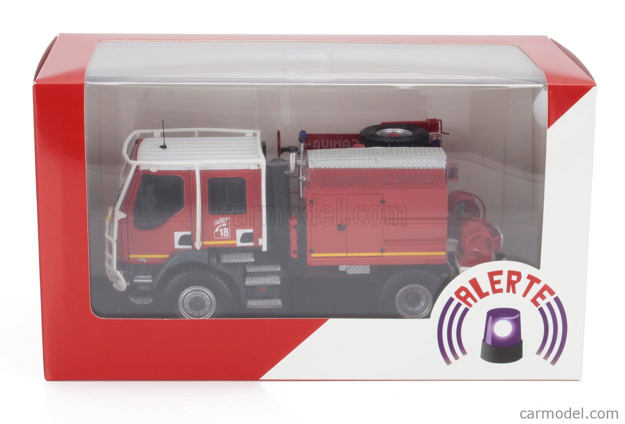 Camion-citerne Renault Midlum SDIS 59 Pompiers 1:43 ALERTE0158 - Modèle Réduit Neuf, échelle 1/43