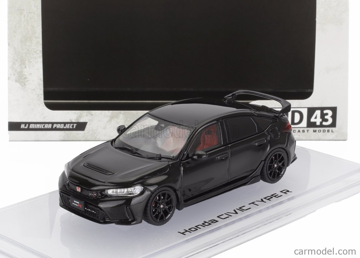 Miniature IGNITION-MODEL 1/43 – Honda Civic Type-R (FL5) 2020 – Noir Crystal Black