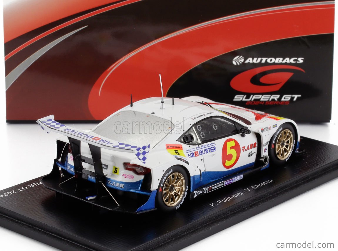 エブロ 1/43 MACH SYAKEN with Transformers 30th SUPER GT300 2014 No.5 完成品 MACH Syaken Air Buster MC86 Mach-Go No.5 TEAM MACH GT300