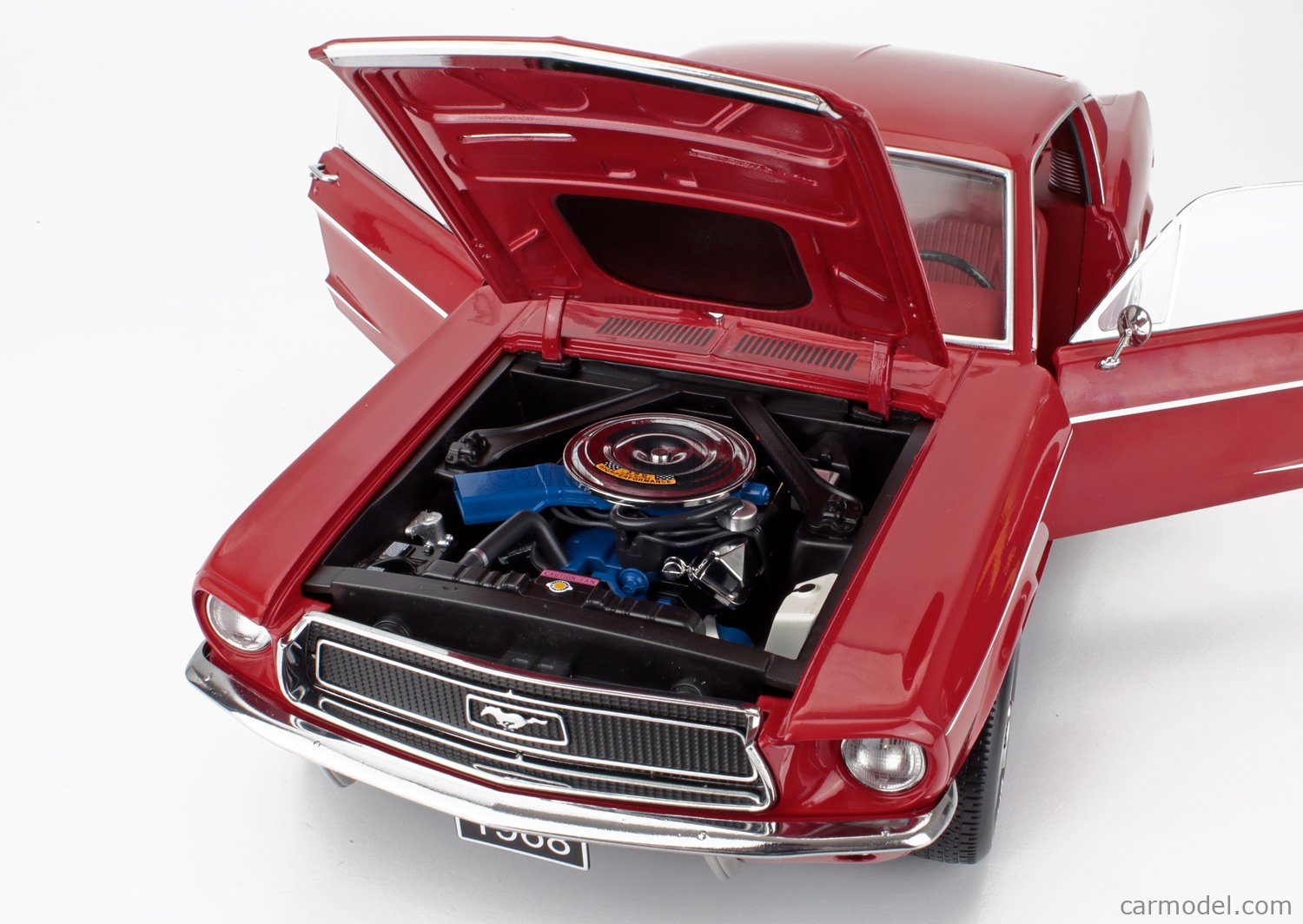 No166 ミニカー1/18 1968 FORD MUSTANG GT 1968 Ford Mustang GT 2+2 Fastback Black Limited Edition 1 of