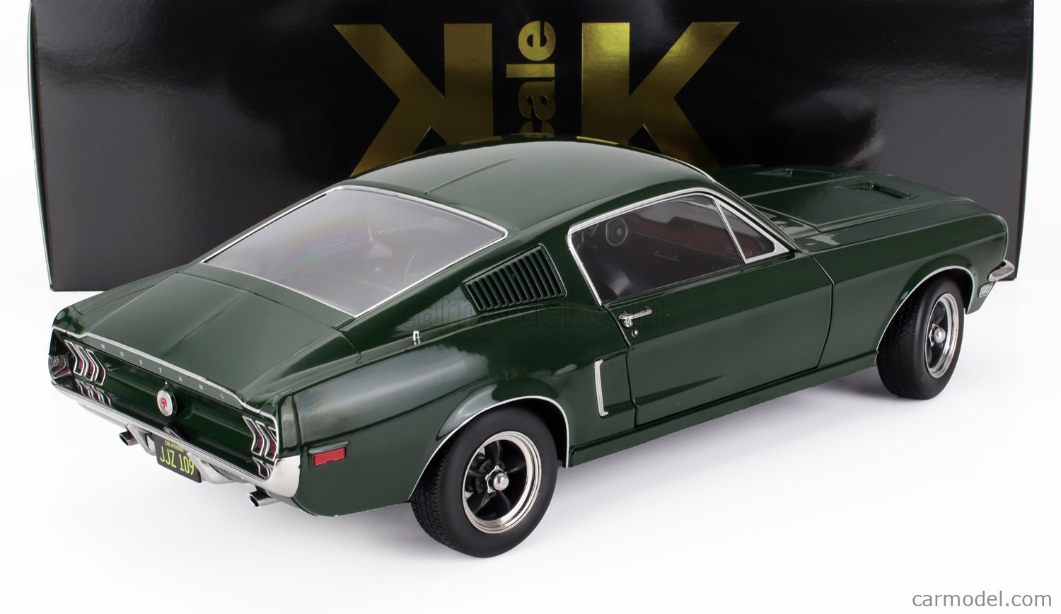 KK-Scale 1:12 Ford Mustang GT Fastback Bullitt Baujahr 1968 dunkelgrün
