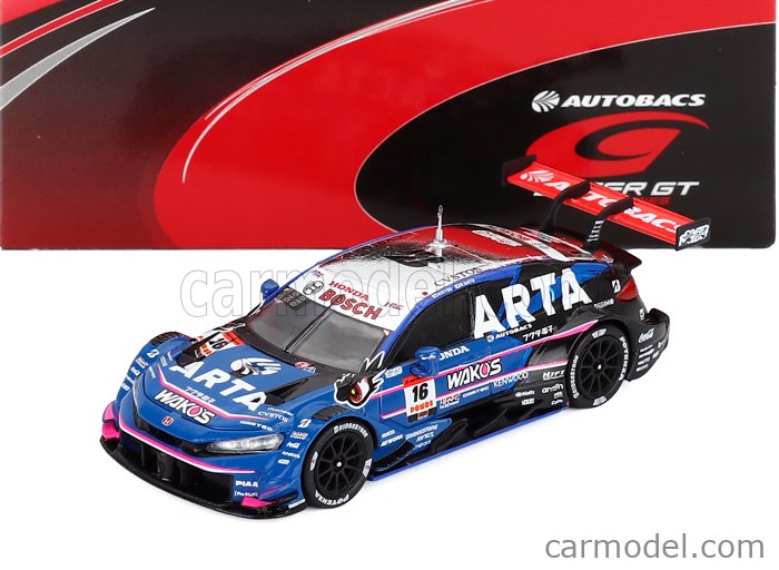 SPARK-MODEL 64SGT25016 Scale 1/64 | HONDA CIVIC TYPE R-GT TEAM
