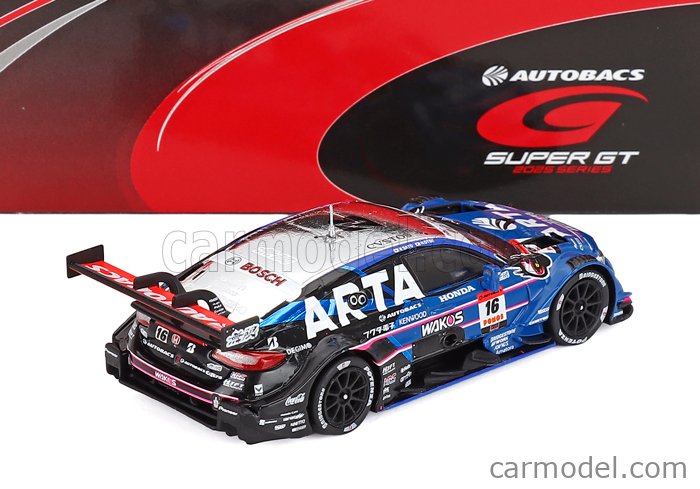 SPARK-MODEL 64SGT25016 Scale 1/64 | HONDA CIVIC TYPE R-GT TEAM