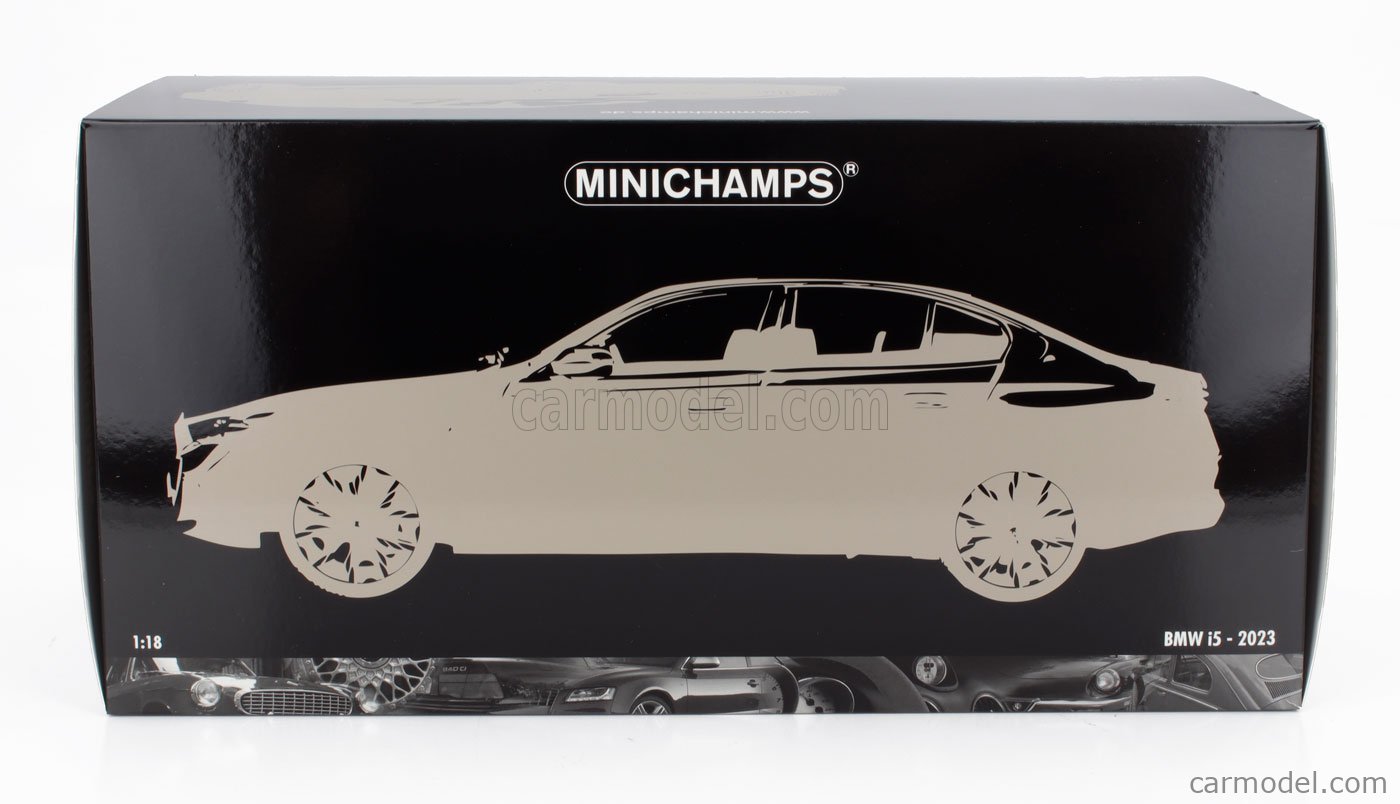 Minichamps 1/18 BMW I5 2023 Bleu Métallisé - Modèle Neuf En Prévente