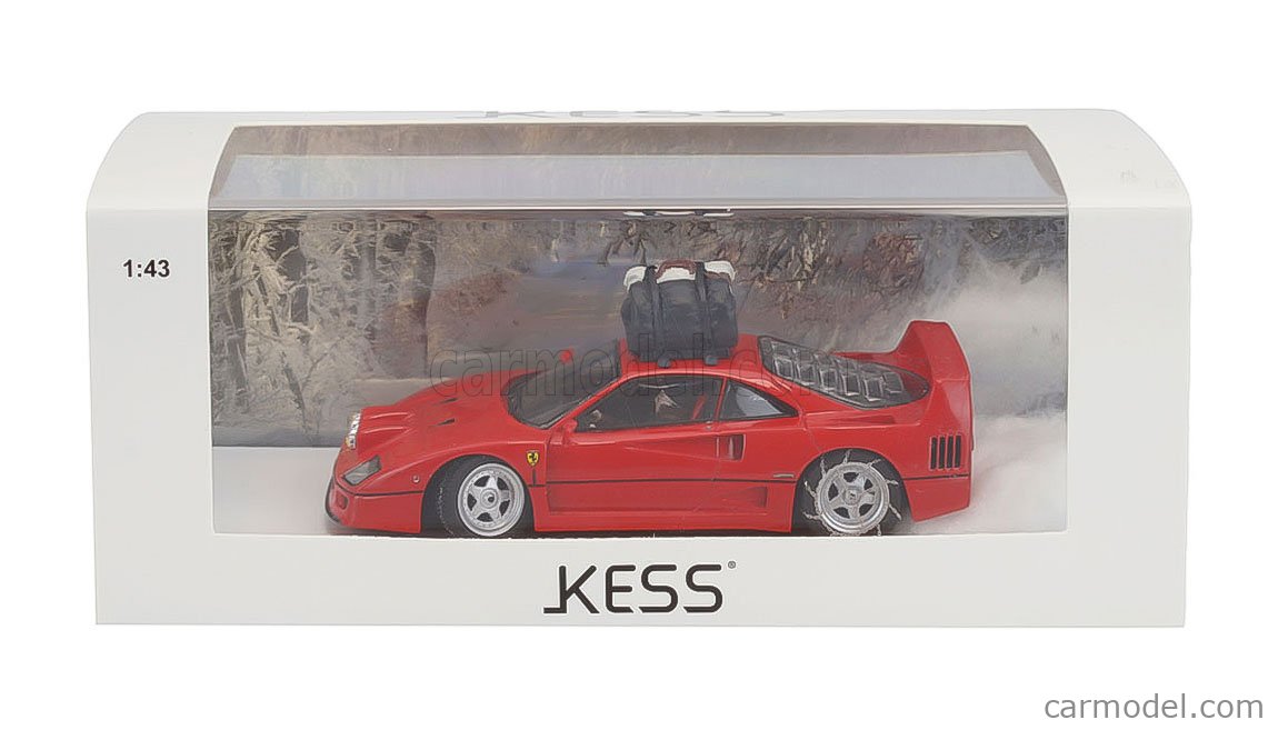 KESS-MODEL KE43056480 Scale 1/43 | FERRARI F40 SNOW DRIFTING