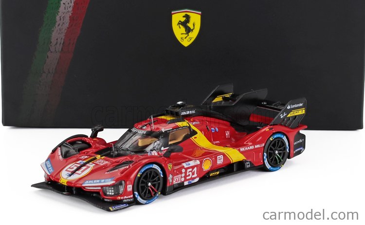LOOKSMART LS64001LM Scale 1/64 | FERRARI 499P 3.0L TURBO V6