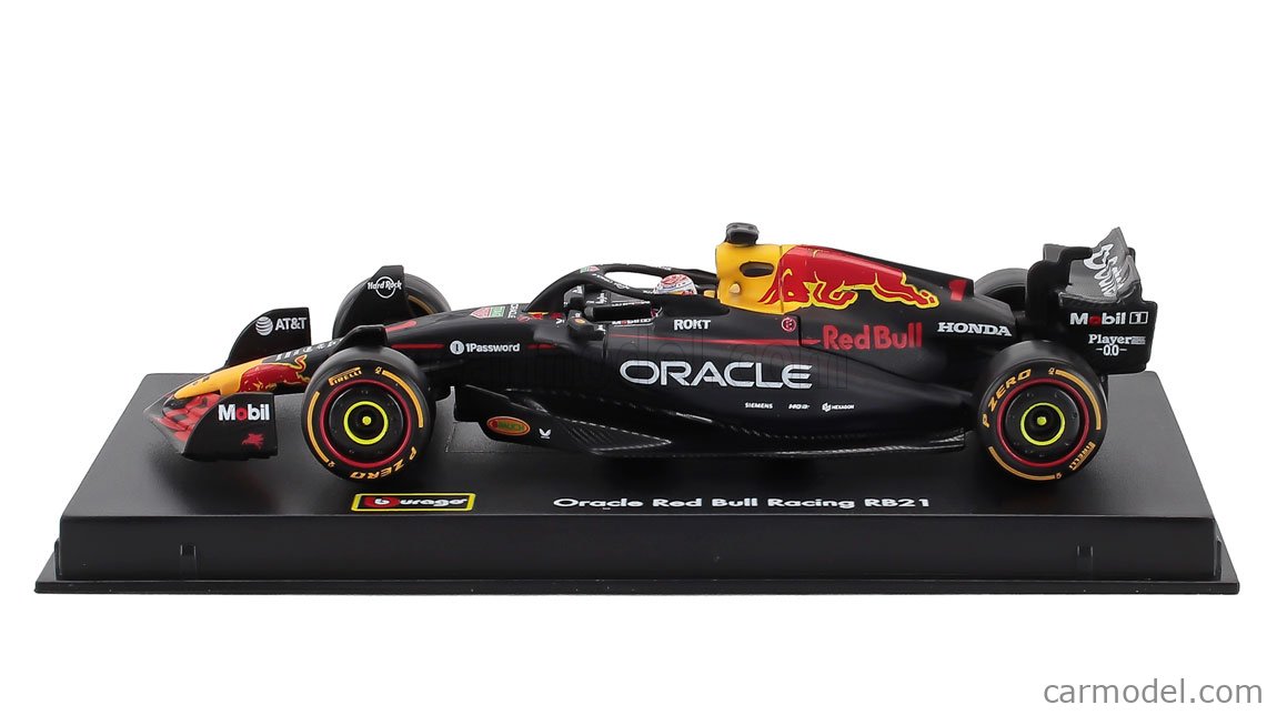 BURAGO 18-38234-V Scale 1/43 | RED BULL F1 RB21 TEAM ORACLE RED
